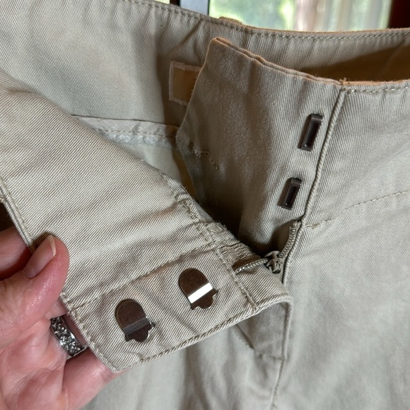 MICHAEL Michael Kors Women's Capri Tan Cuffed Pants Size 10 - Picture 3 of 10